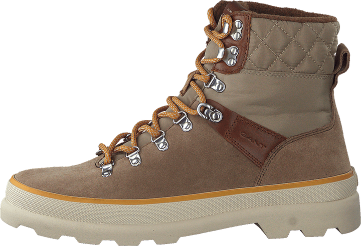 Botte Kaari Mid Lace Kaki Chaud