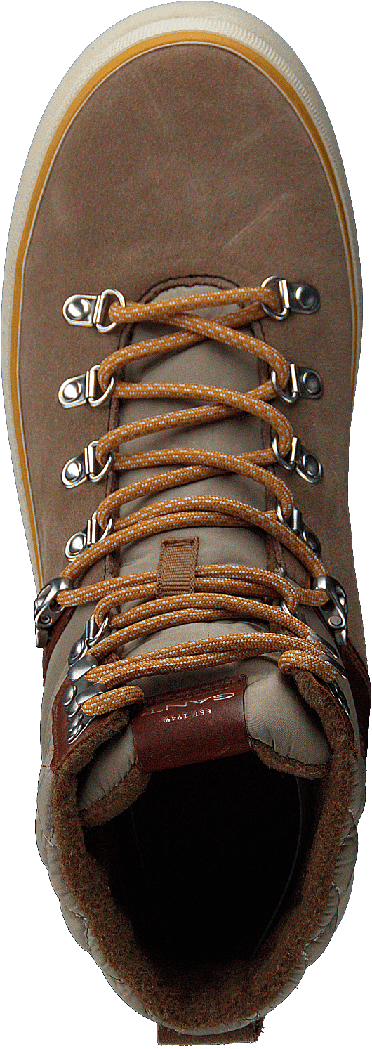 Botte Kaari Mid Lace Kaki Chaud