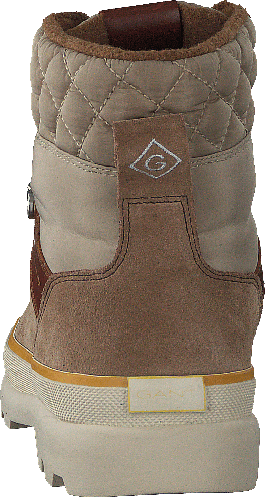 Botte Kaari Mid Lace Kaki Chaud