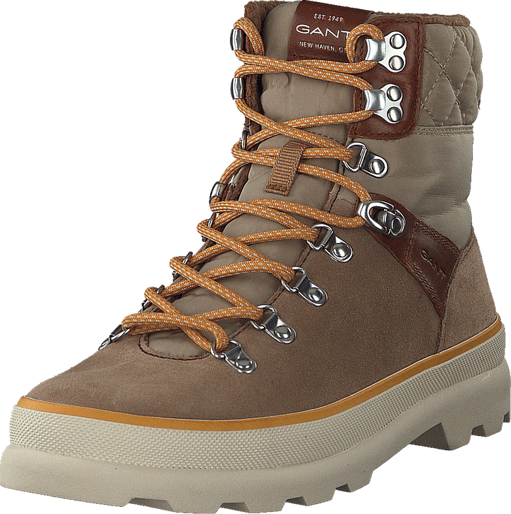 Botte Kaari Mid Lace Kaki Chaud