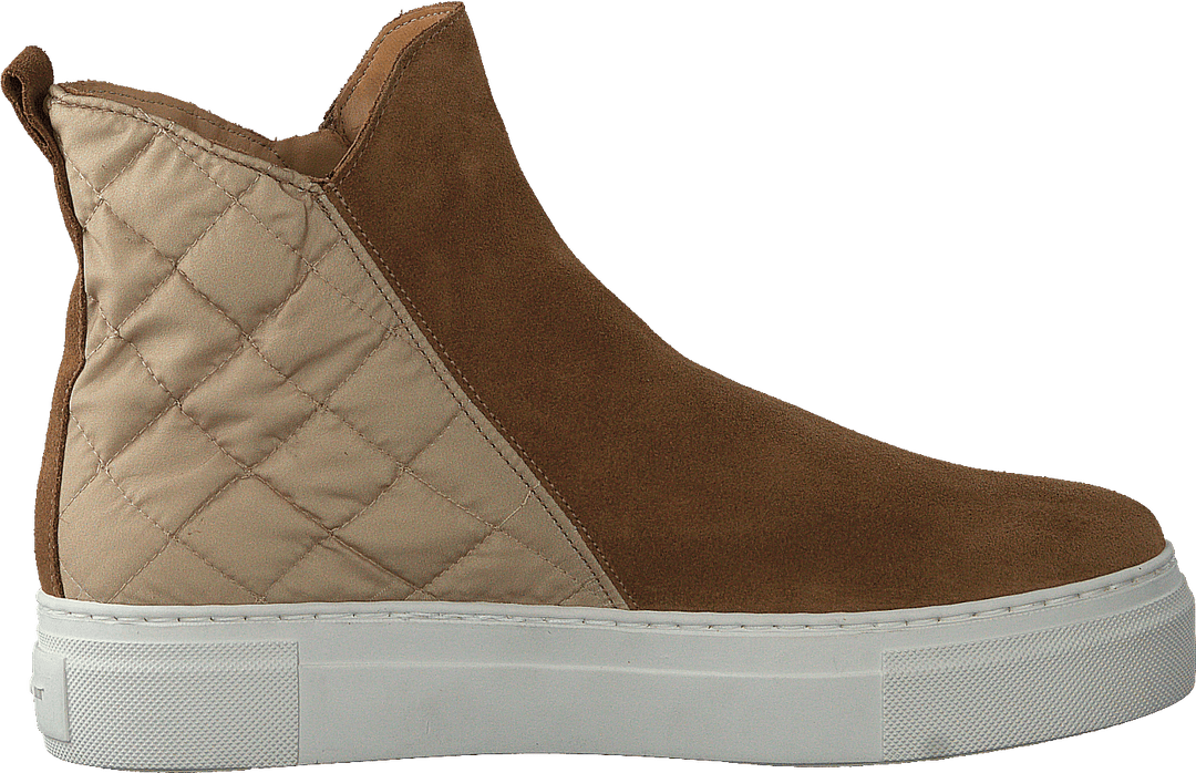 Vanna Mid Zip Boot Warm Khaki