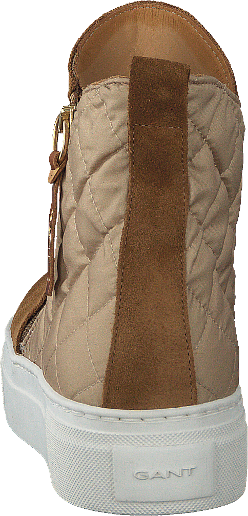 Vanna Mid Zip Boot Warm Khaki