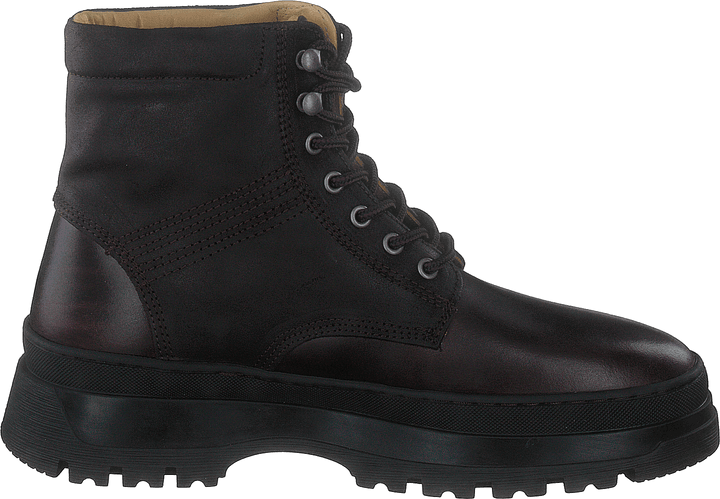 St Grip Mid Lace Boot Dark Brown