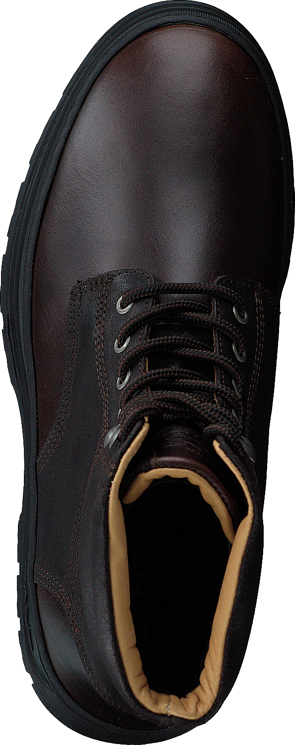 St Grip Mid Lace Boot Dark Brown