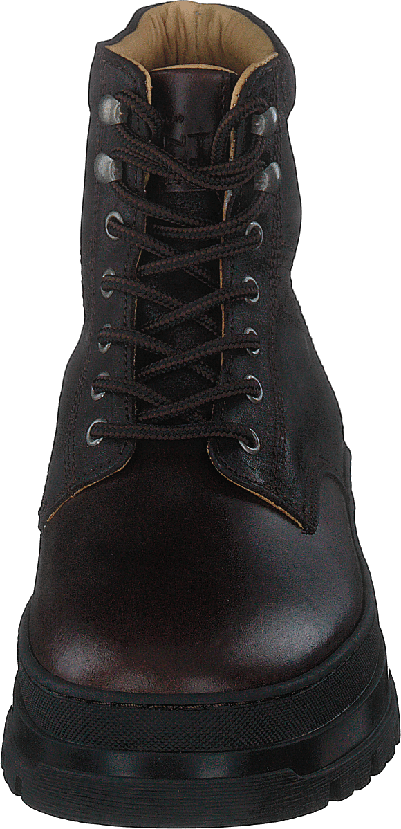 St Grip Mid Lace Boot Dark Brown