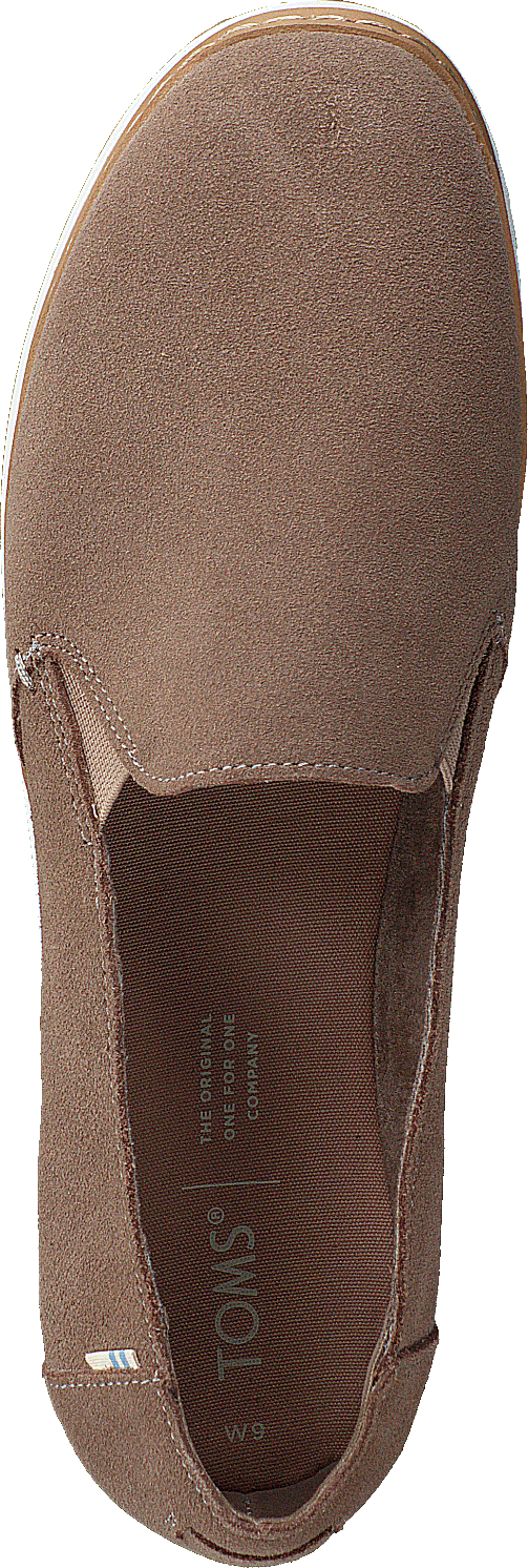 Palma Leather Wrap Taupe Grey Suede