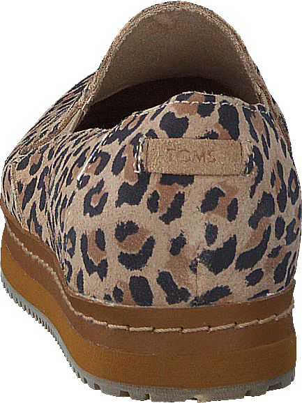 Palma Wrap Desert i skinn og semsket skinn med leopardmønster