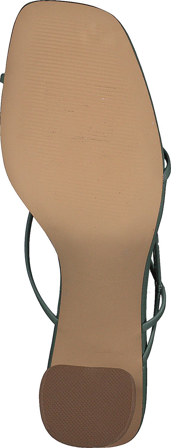 Hieno Strappy Block Heel pastelli vihreä
