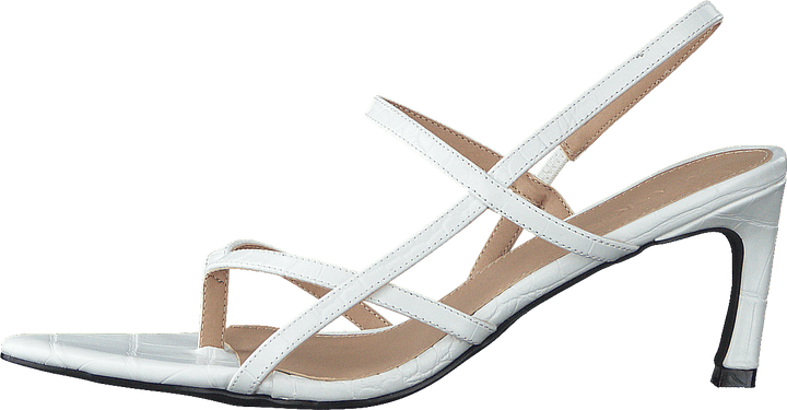 Flippi Riemchen Heels Offwhite