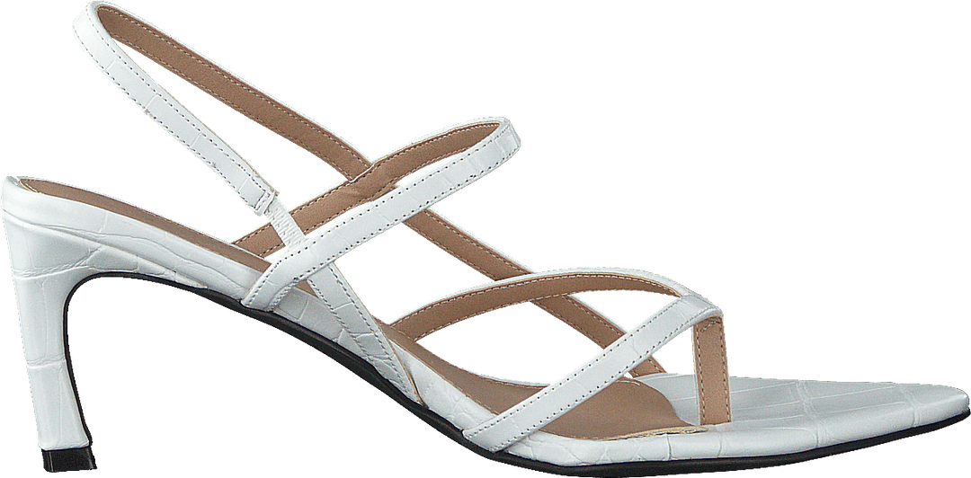Flippi Riemchen Heels Offwhite
