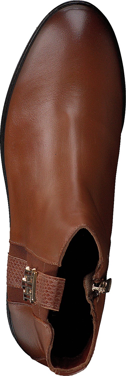 Th Interlock Leather Flat Boot Brown