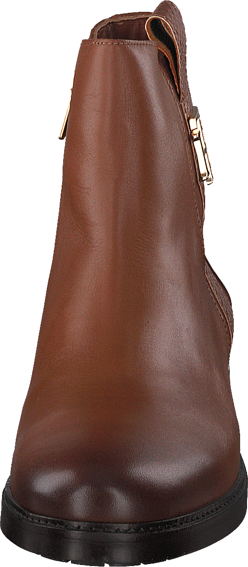 Th Interlock Leather Flat Boot Brown