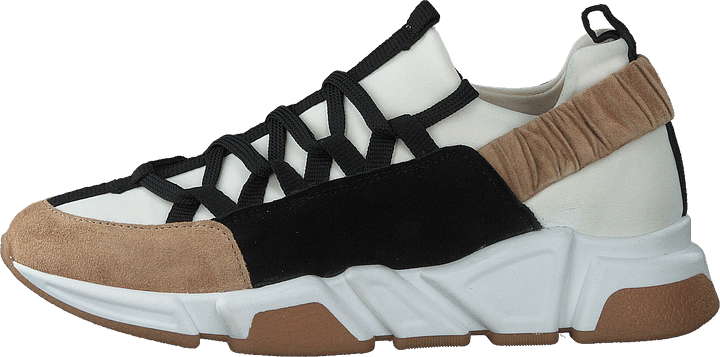 Sportshoe Beige/white/black