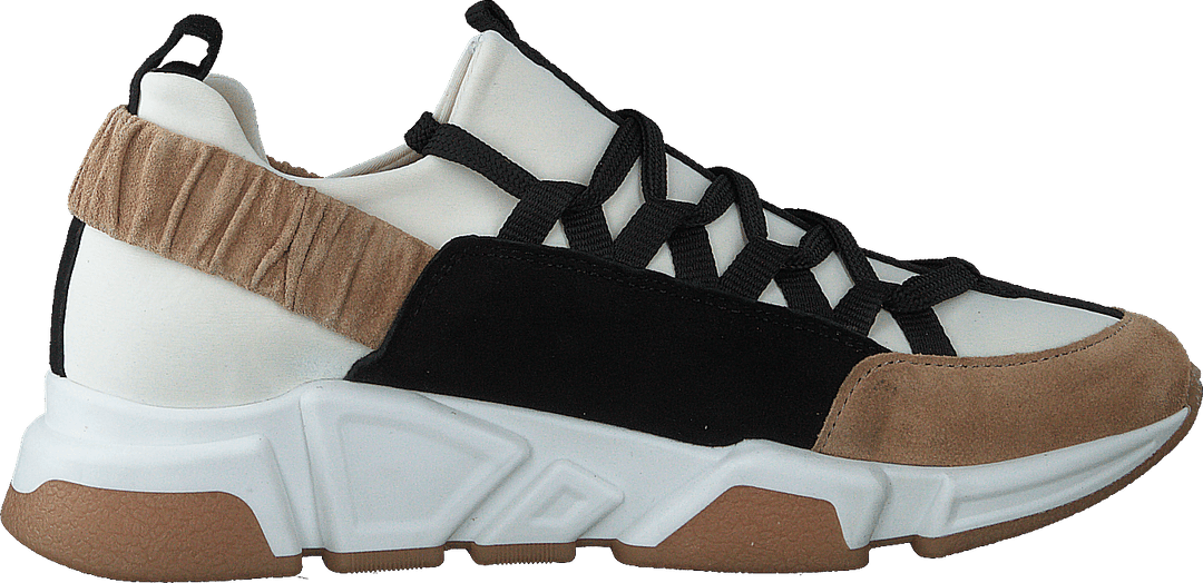 Sportshoe Beige/white/black