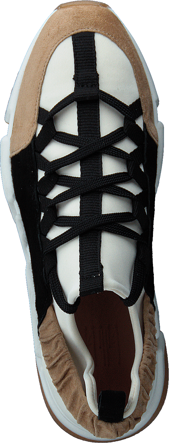 Sportshoe Beige/white/black