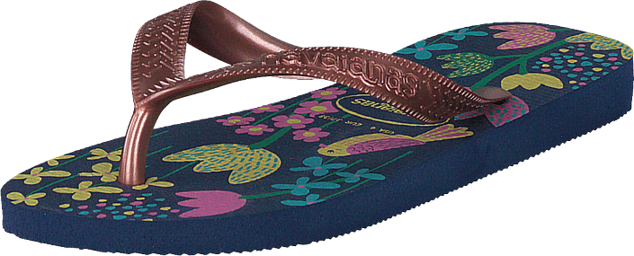 Flores Dark Blue/gold
