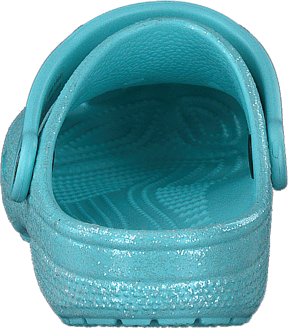 Classic Glitter Clog Kids Ice Blue