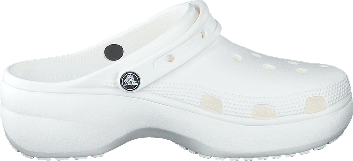 Classic Platform Clog White