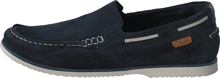 Noonan Step Navy Suede