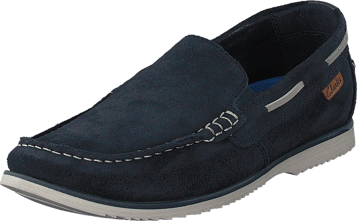 Noonan Step Navy Suede