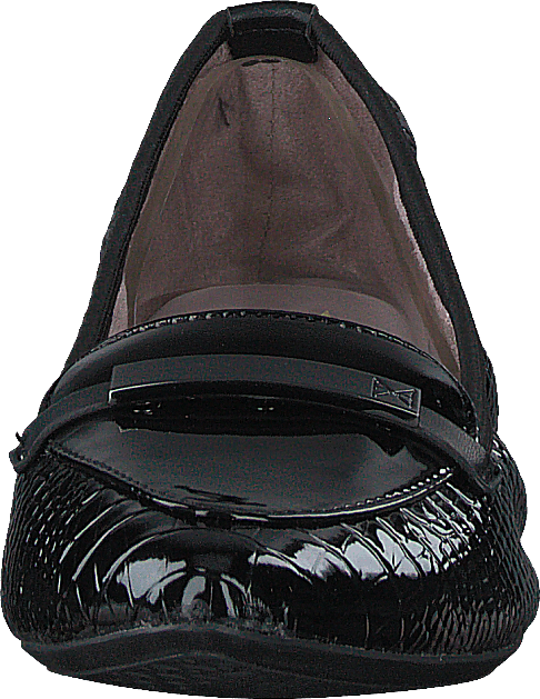 Katia Black Patent Croc