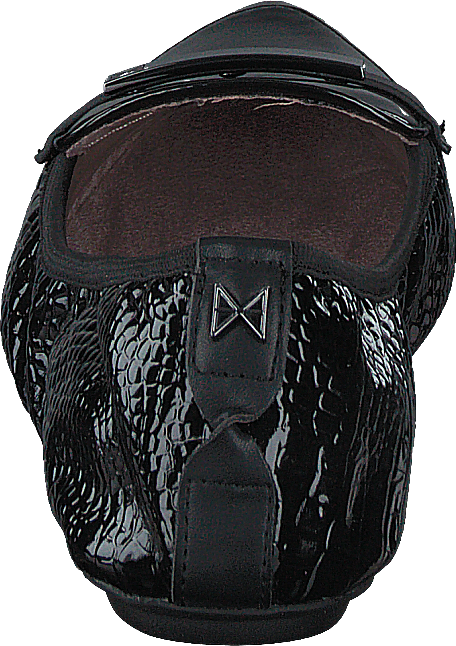 Katia Black Patent Croc