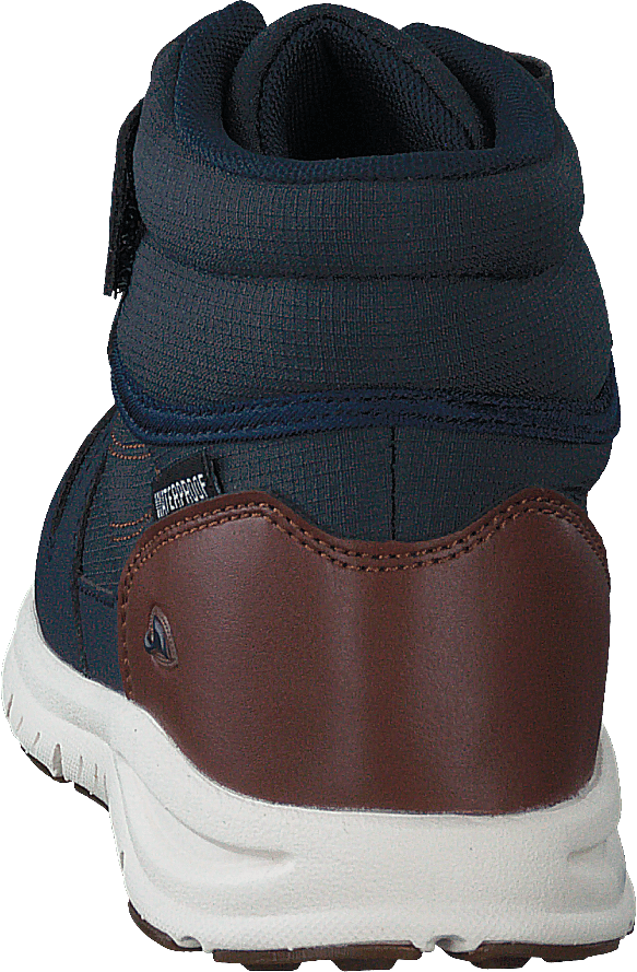 Hovet Mid WP Navy/Cognac