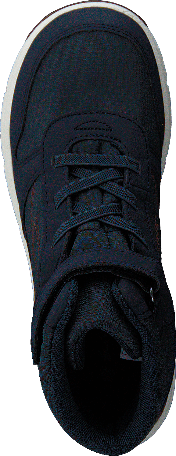 Hovet Mid WP Navy/Cognac