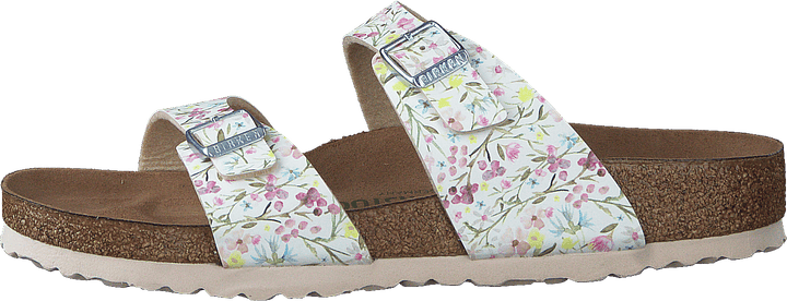 Sydney Vegan Watercolor Flowers White