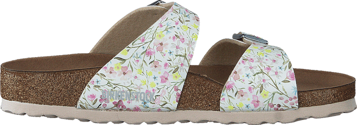 Sydney Vegan Watercolor Flowers White