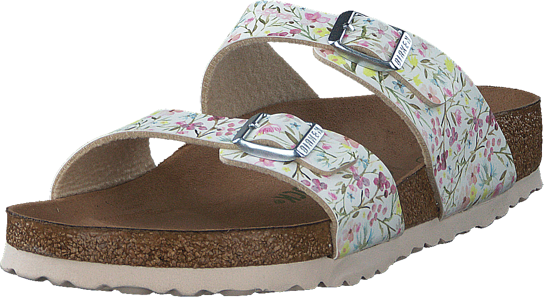 Sydney Vegan Watercolor Flowers White