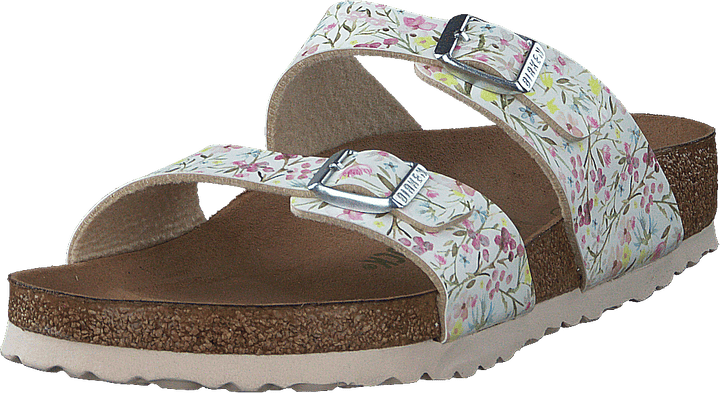 Sydney Vegan Watercolor Flowers White
