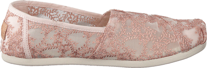 Pizzo floreale Hibiscus Alprg oro rosa metallizzato