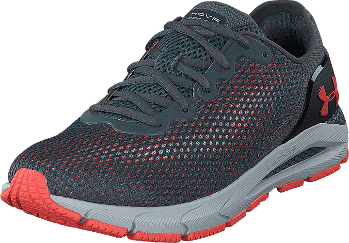 Ua Hovr Sonic 4 Pitch Gray/halo Gray/venom Red
