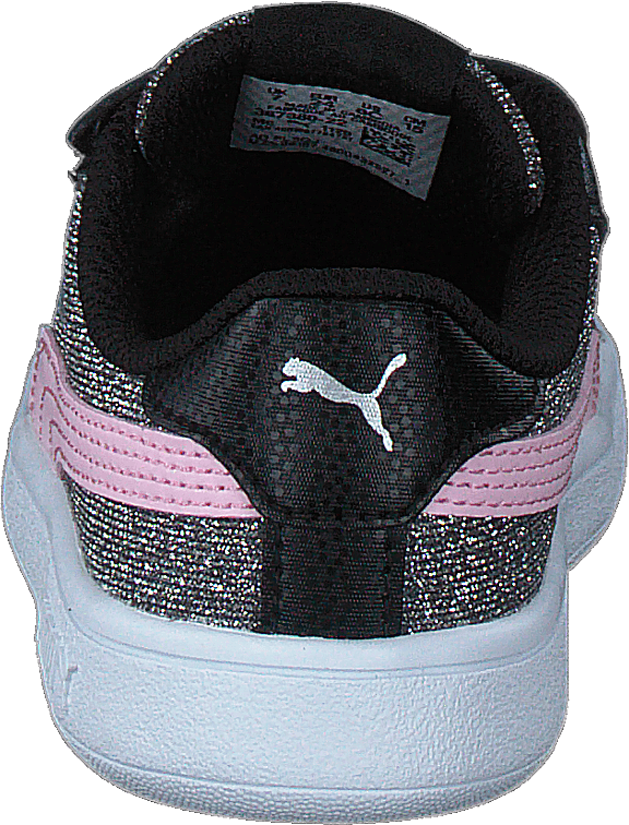 Puma Smash V2 Glitz Glam V Inf Black-pinklady