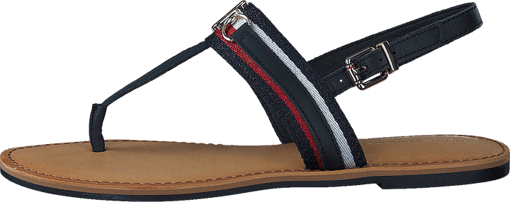 Shimmery Ribbon Flat Sandal Desert Sky Dw5