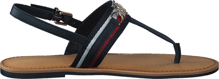 Shimmery Ribbon Flat Sandal Desert Sky Dw5