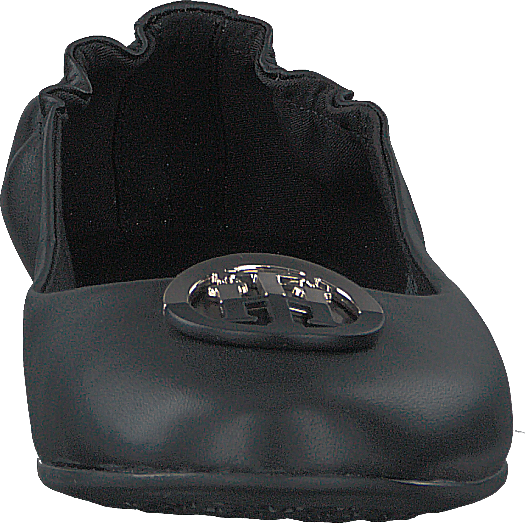 Th Basic Ballerina in pelle nera