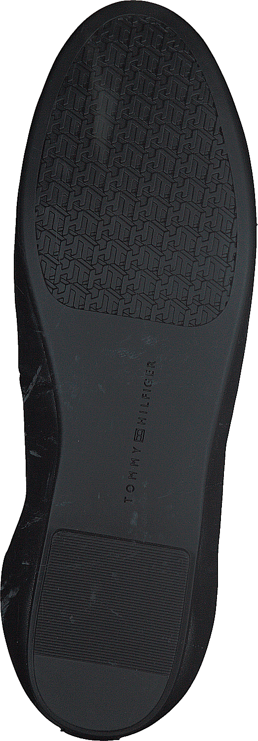 Th Basic Ballerina in pelle nera