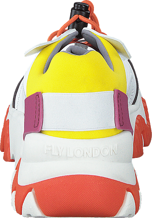 Fian634fly Multi-offwhite-geel-fuchia