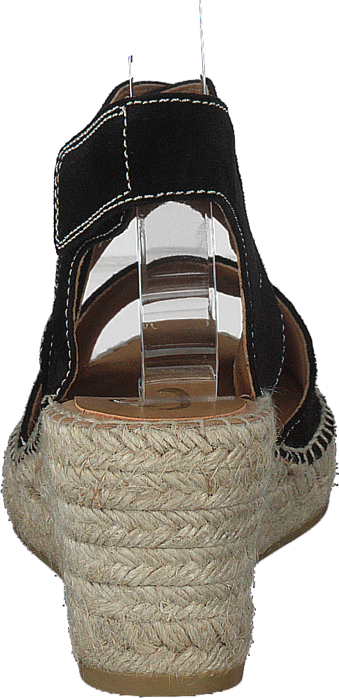 Ania Natural Suede Negro