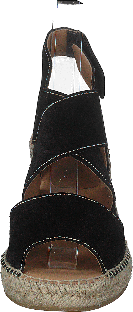 Ania Natural Suede Negro