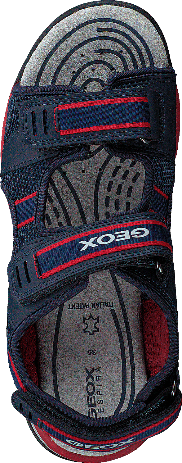 J Borealis Boy Navy/red