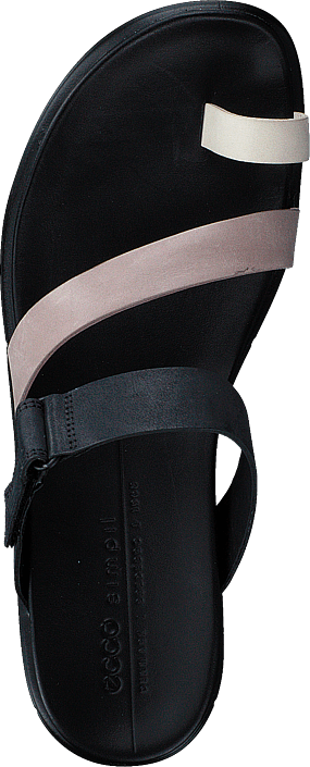 Simpil Sandal Limestone/woodrose/black