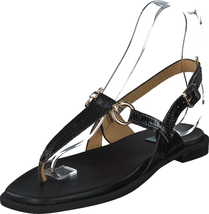 Simpel String Sandal Svart