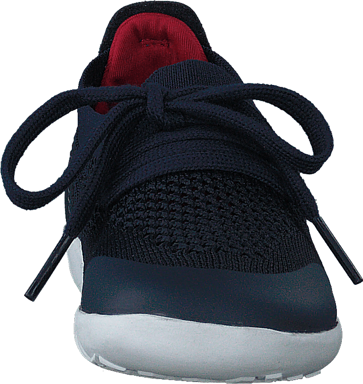 Play Knit Navy + Red