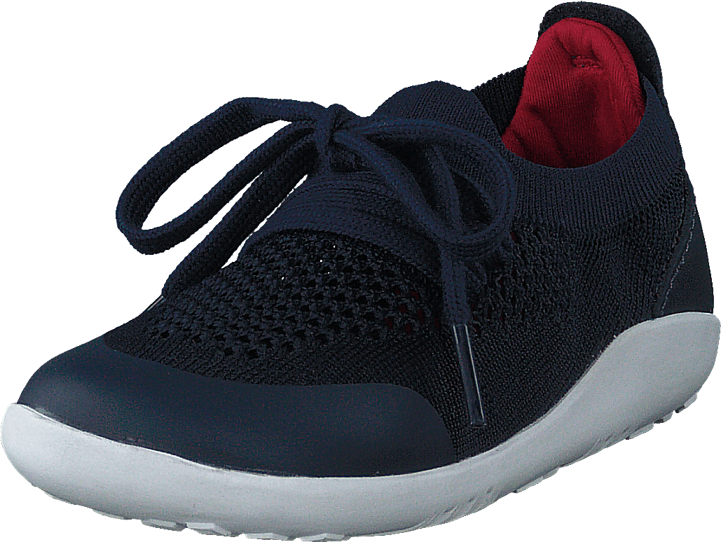 Play Knit Navy + Red