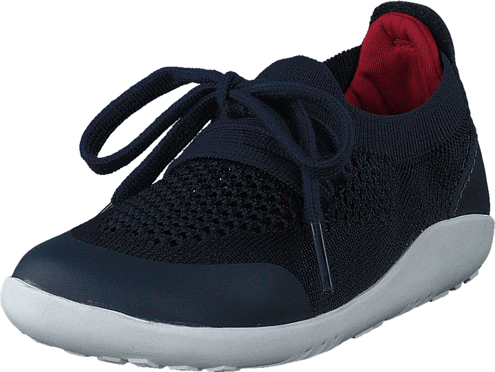 Play Knit Navy + Red