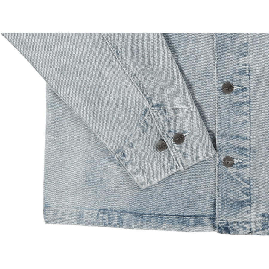 Washed Denim Chore Jacket Blue
