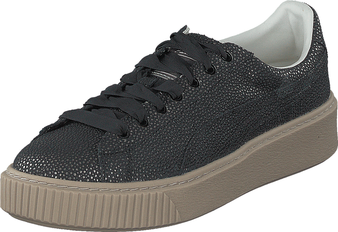 Basket Platform Lux Womens Black